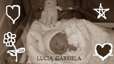 Lucia Gabriela , nueva en la familia   por qehl